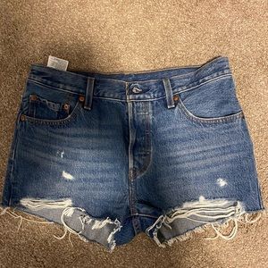 Levi denim shorts
